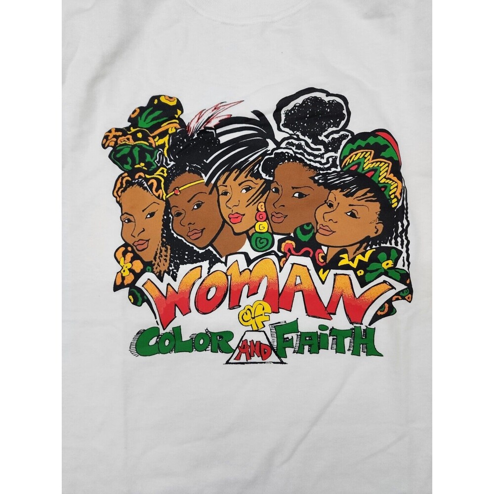 Hanes Women of Color and Faith Short Sleeve T Shirt Size S - Picture 3 of 6